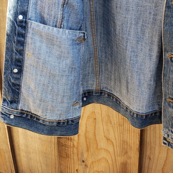 Anchor blue denim jacket size Large - Picture 10 of 16